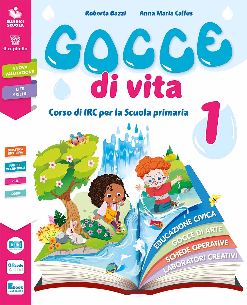 Copertina del libro GOCCE DI VITA 4-5 ED. MISTA