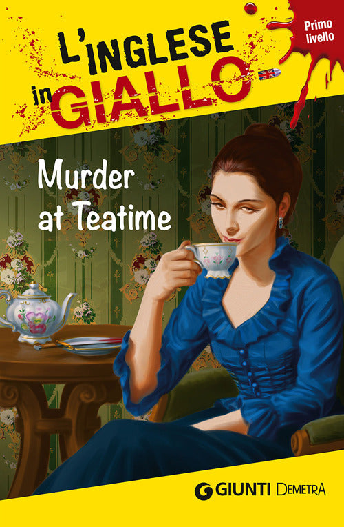 Copertina del libro MURDER AT TEATIME