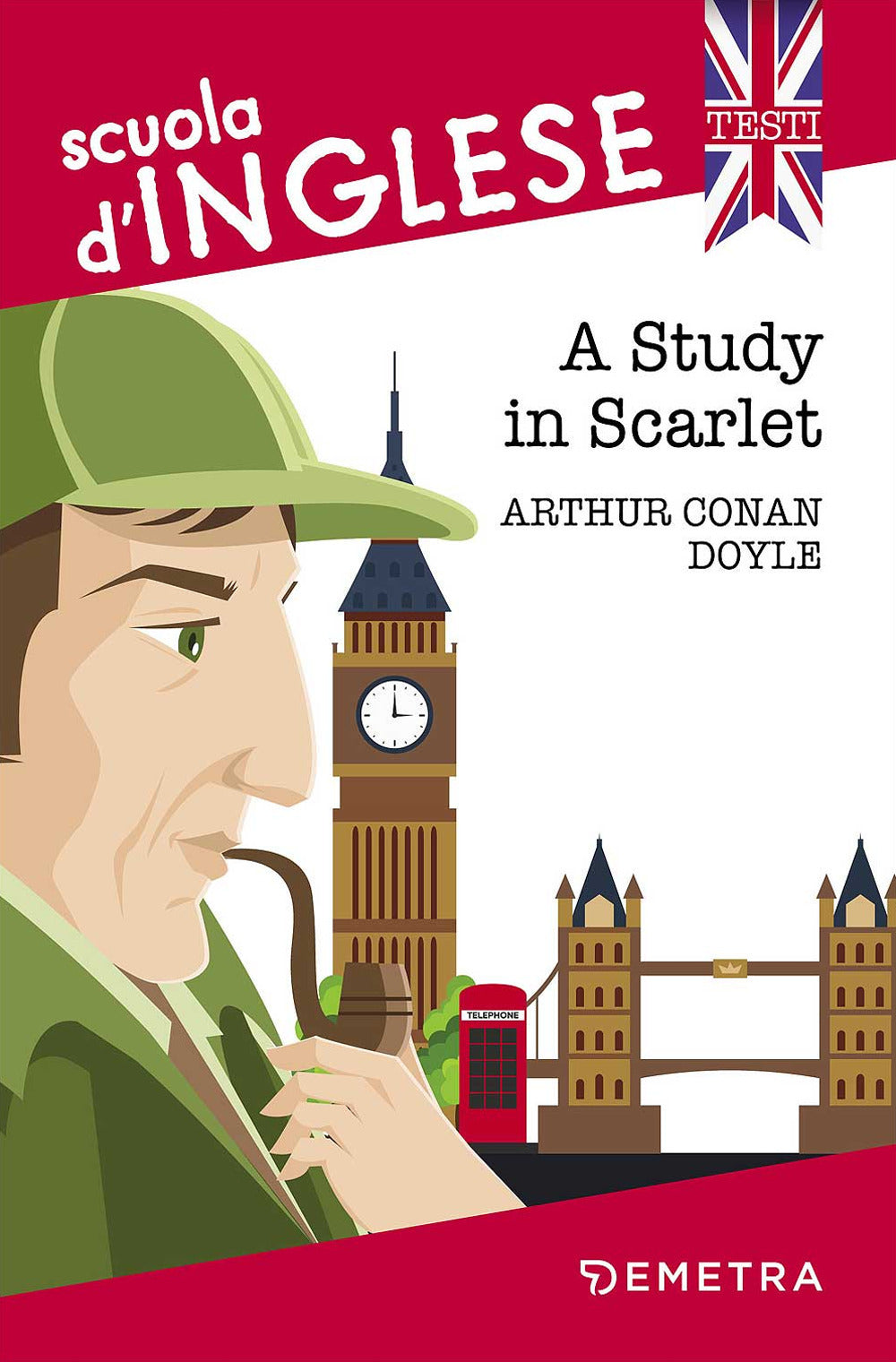 Copertina del libro A STUDY IN SCARLET Immagine principale del prodotto