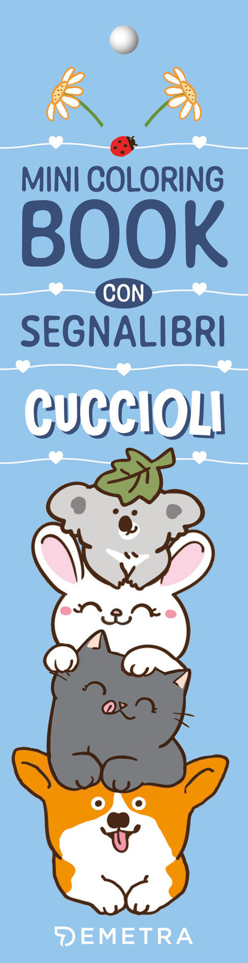 Copertina del libro SEGNALIBRO DA COLORARE CUCCIOLI Immagine principale del prodotto