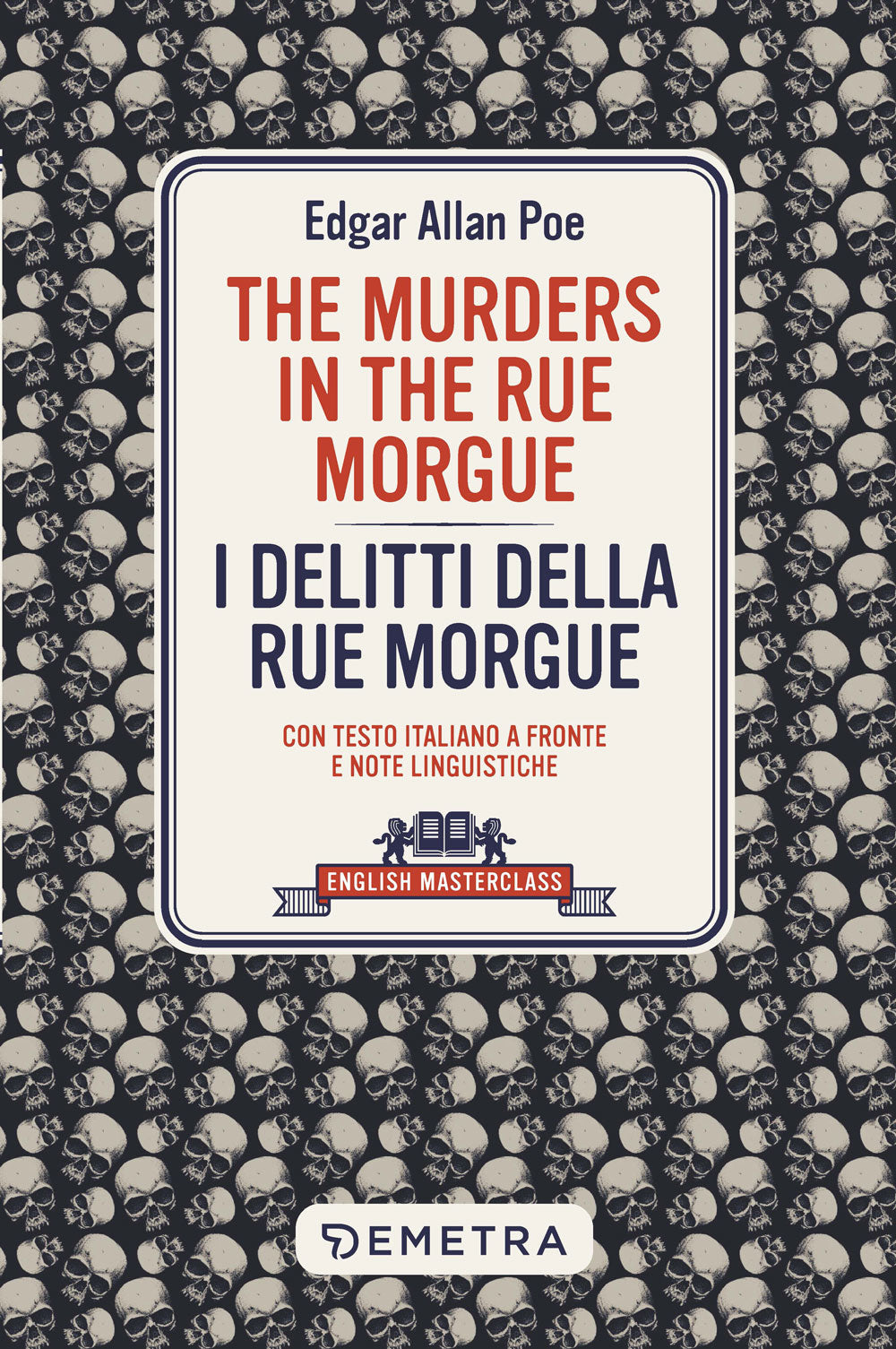 Copertina del libro THE MURDERS IN THE RUE MORGUE-I DELITTI