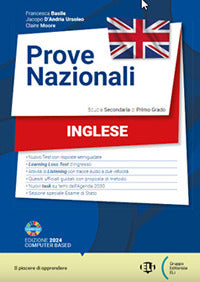 Copertina del libro PROVE NAZIONALI INVALSI