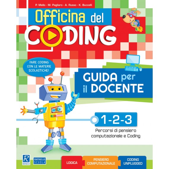 Copertina del libro OFFICINA DEL CODING 1-2-3 GUIDA
