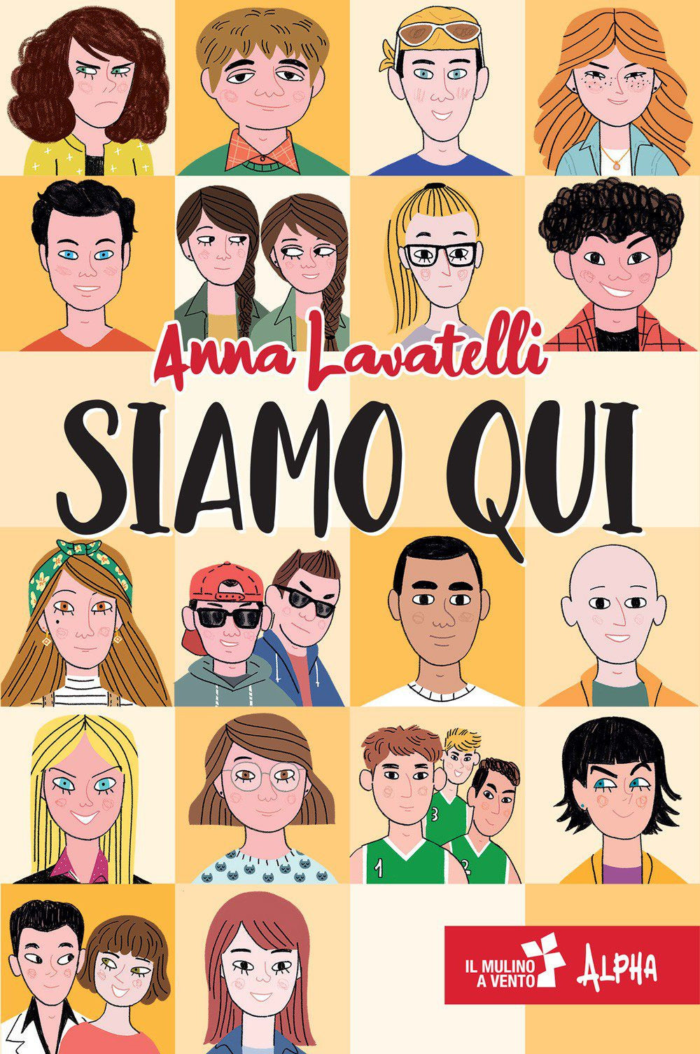 Copertina del libro SIAMO QUI ED. MISTA