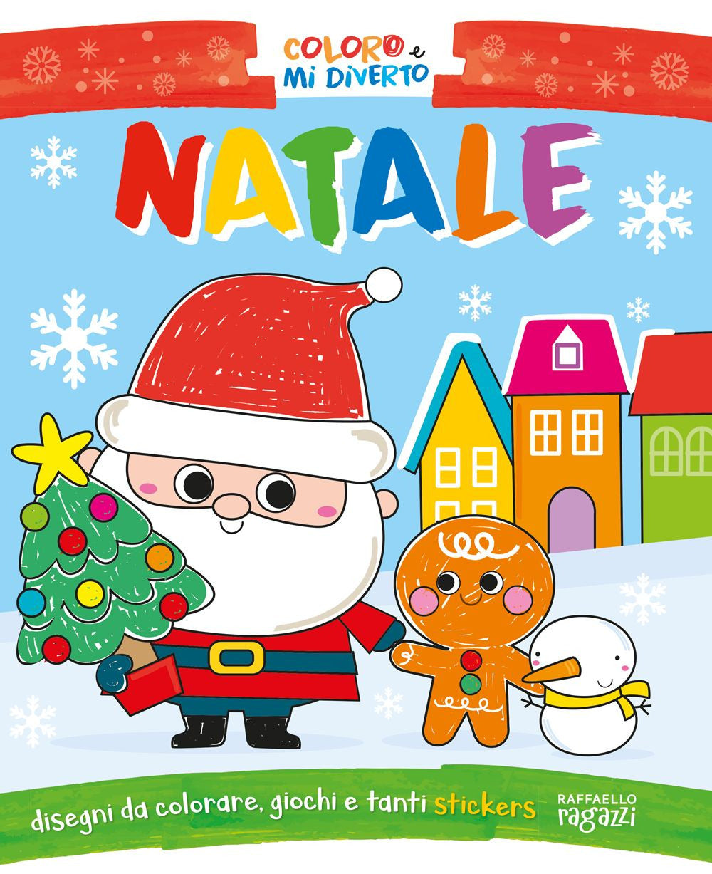 Copertina del libro COLORO E MI DIVERTO - IL NATALE