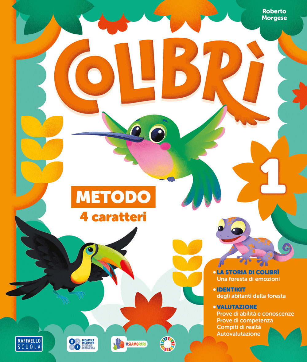 Copertina del libro COLIBRI 1 PACK B  QUATTRO CARATTERI