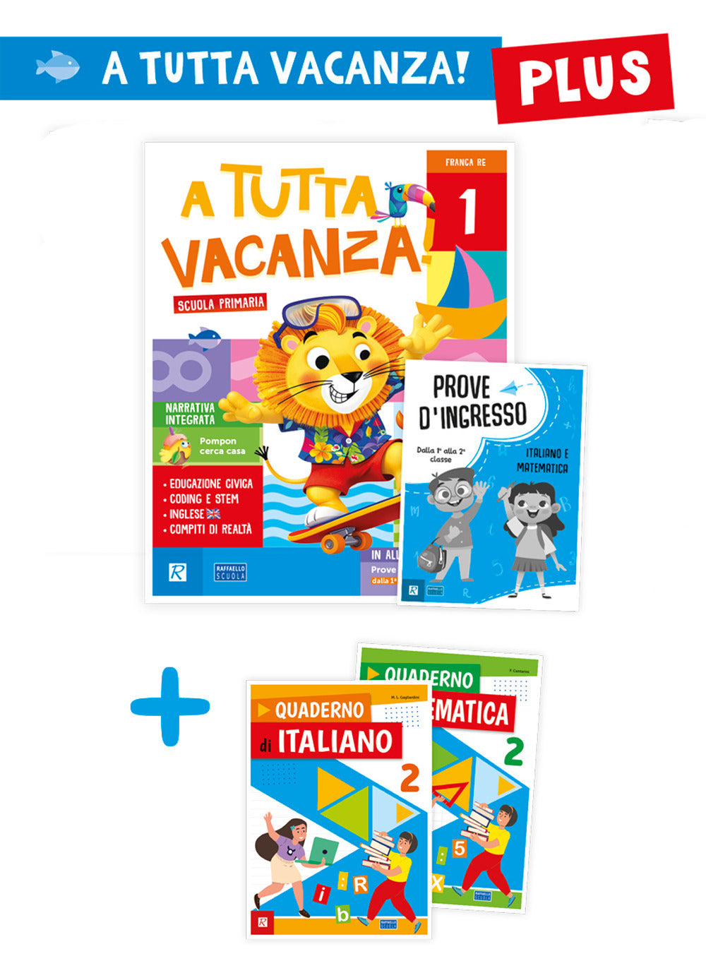 Copertina del libro A TUTTA VACANZA! 1 PLUS PACK