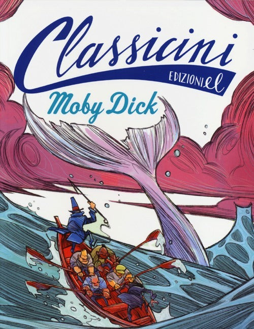 Copertina del libro MOBY DICK DA HERMAN MELVILLE. CLASSICINI