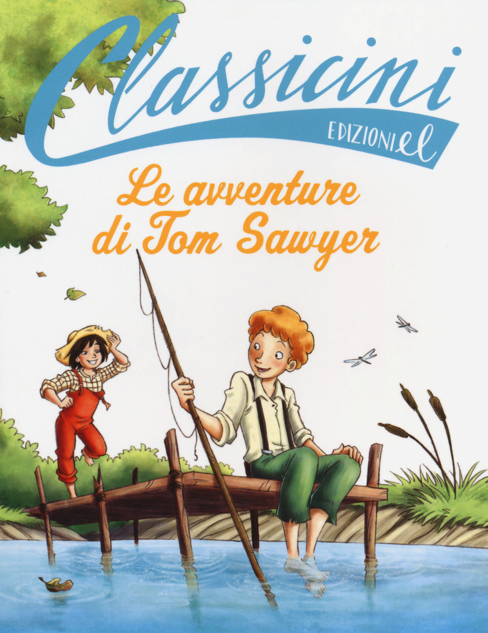 Copertina del libro LE AVVENTURE DI TOM SAWYER DA MARK TWAIN
