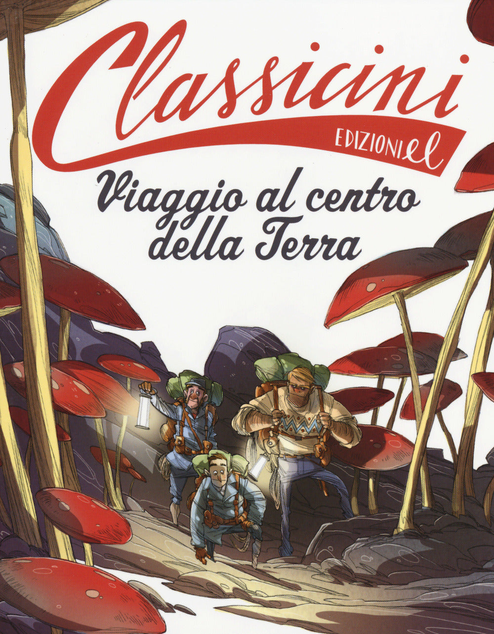 Copertina del libro VIAGGIO AL CENTRO DELLA TERRA DA JULES V