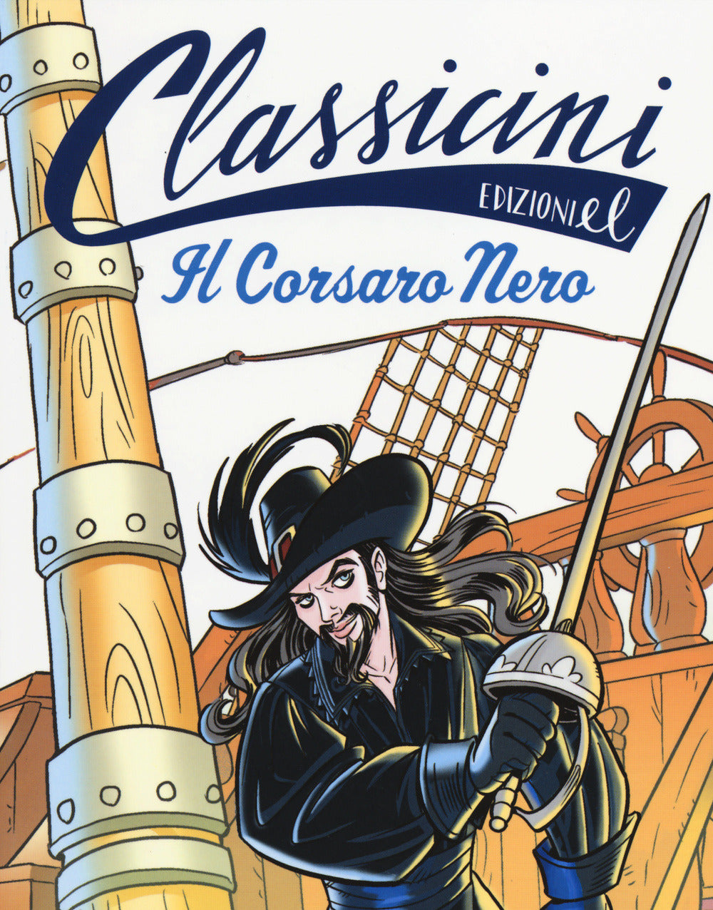 Copertina del libro IL CORSARO NERO DA EMILIO SALGARI. CLASS Immagine principale del prodotto