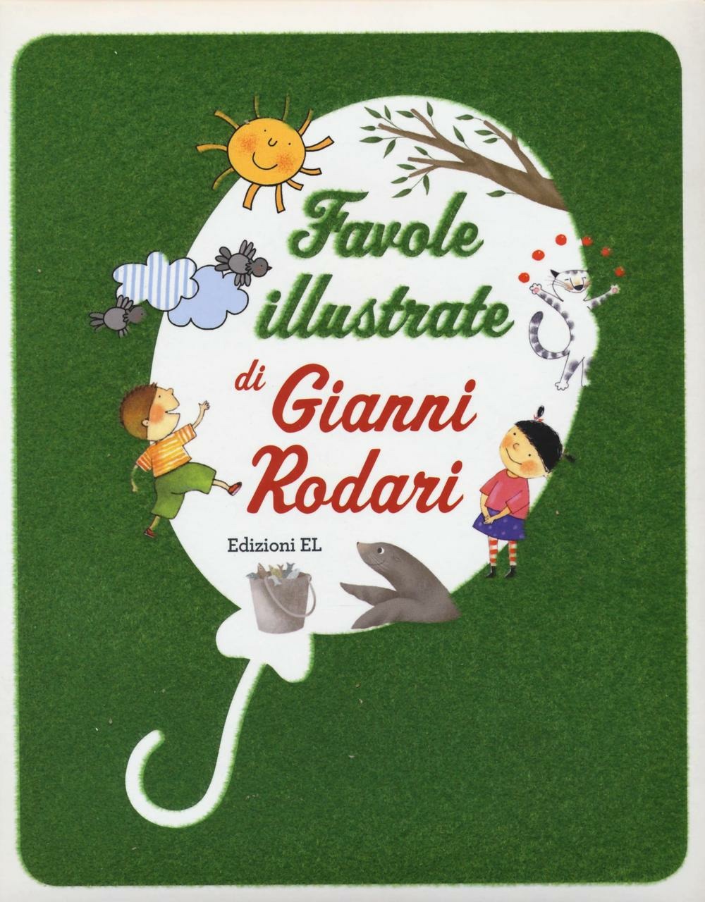 Copertina del libro FAVOLE ILLUSTRATE DI GIANNI RODARI. EDIZ