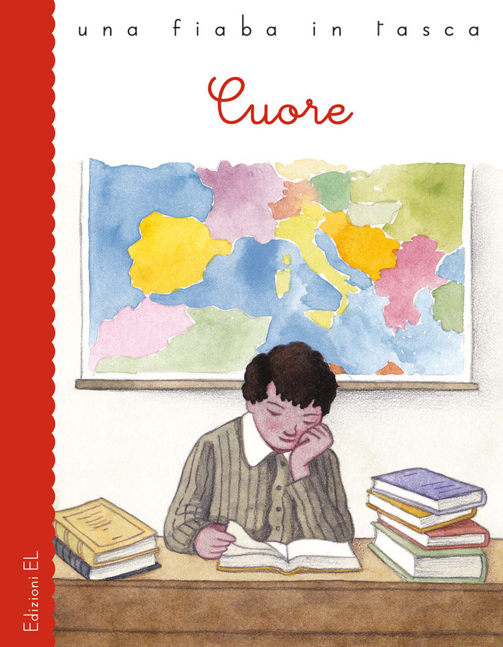 Copertina del libro CUORE DA EDMONDO DE AMICIS. EDIZ. A COLO