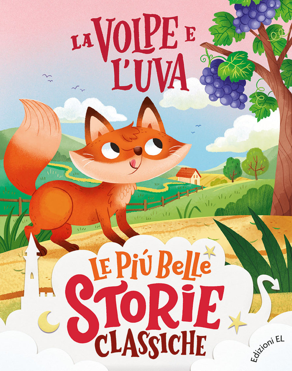 Copertina del libro LA VOLPE E L'UVA. EDIZ. A COLORI Immagine principale del prodotto