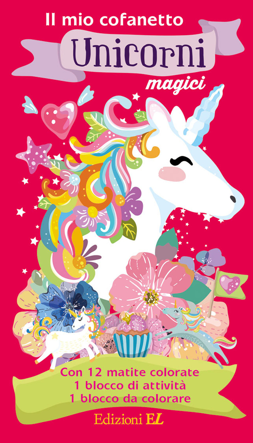 Copertina del libro IL MIO COFANETTO. UNICORNI MAGICI. EDIZ. Immagine principale del prodotto