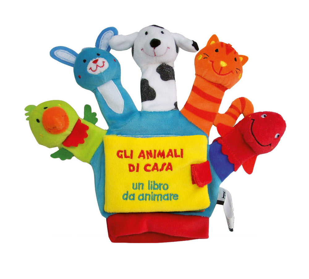 Copertina del libro GLI ANIMALI DI CASA. UN LIBRO DA ANIMARE