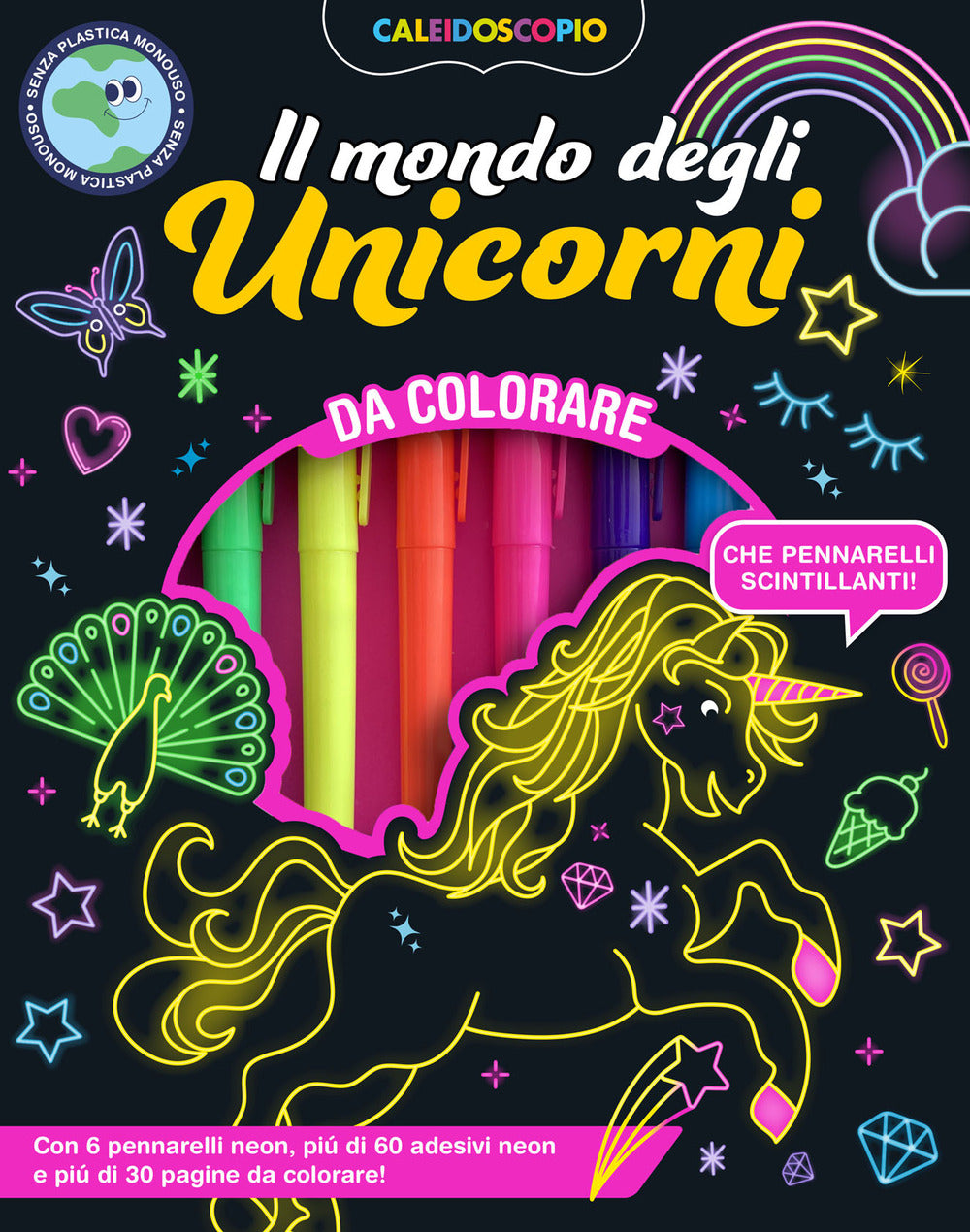 Copertina del libro CALEIDOSCOPIO. IL MONDO DEGLI UNICORNI