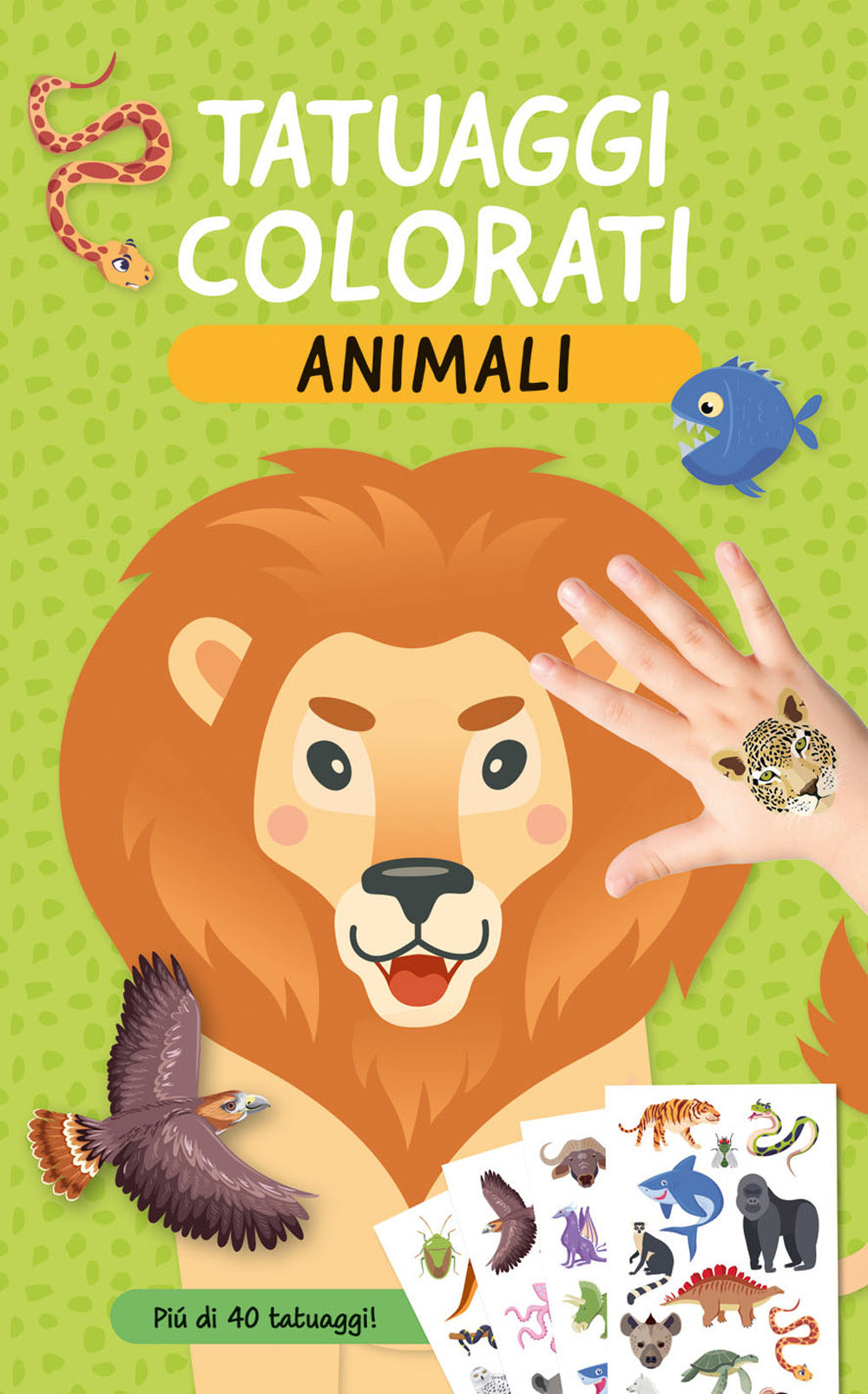Copertina del libro ANIMALI. TATUAGGI COLORATI. EDIZ. A COLO Immagine principale del prodotto
