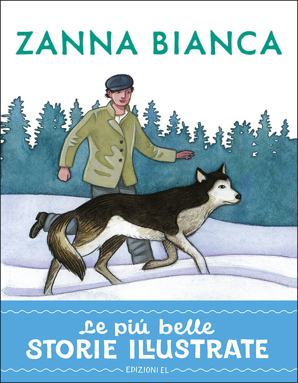 Copertina del libro ZANNA BIANCA. STAMPATELLO MAIUSCOLO. EDI Immagine principale del prodotto