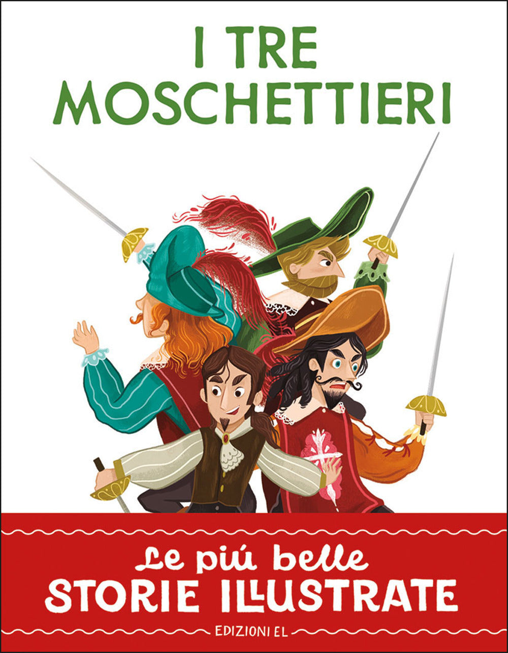 Copertina del libro I TRE MOSCHETTIERI. STAMPATELLO MAIUSCOL Immagine principale del prodotto