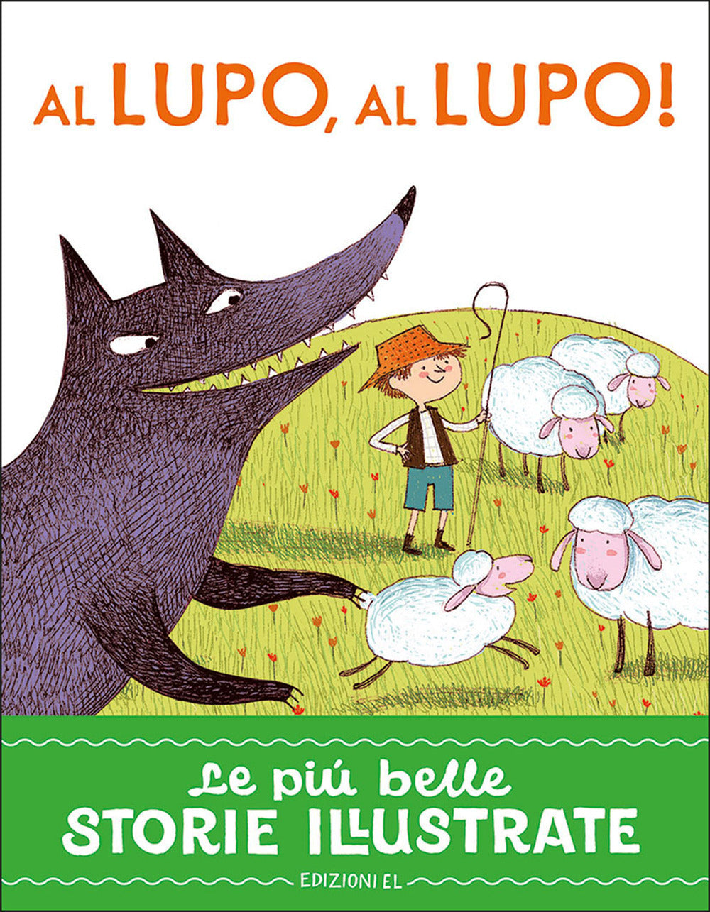 Copertina del libro AL LUPO, AL LUPO! STAMPATELLO MAIUSCOLO. Immagine principale del prodotto