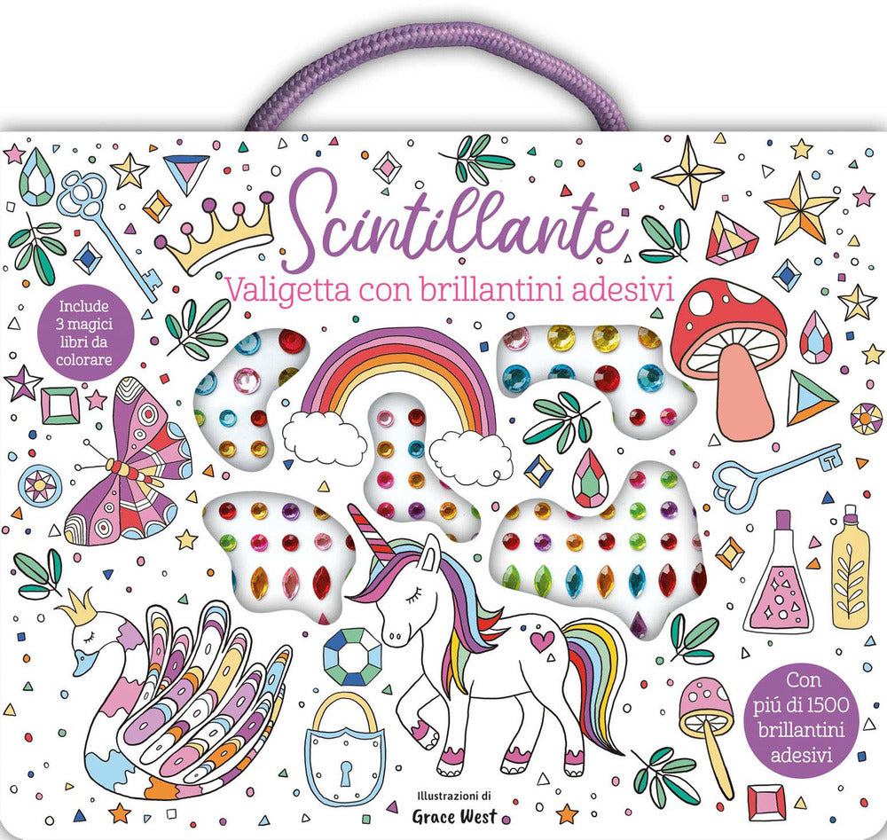 Copertina del libro SCINTILLANTE. VALIGETTA. EDIZ. ILLUSTRAT