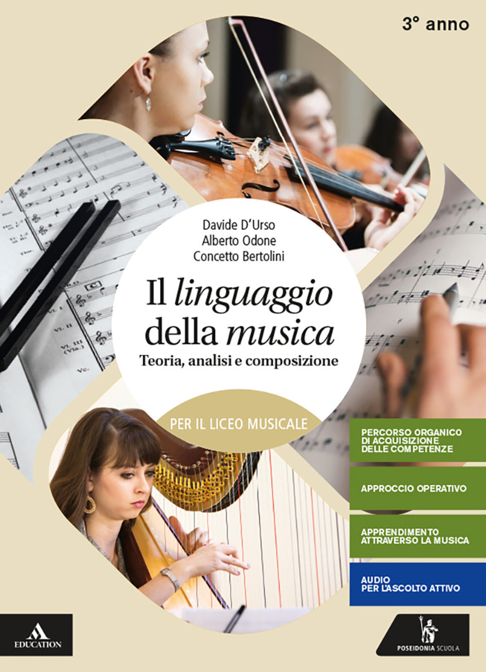 Copertina del libro LINGUAGGIO DELLA MUSICA 3 ED. MISTA