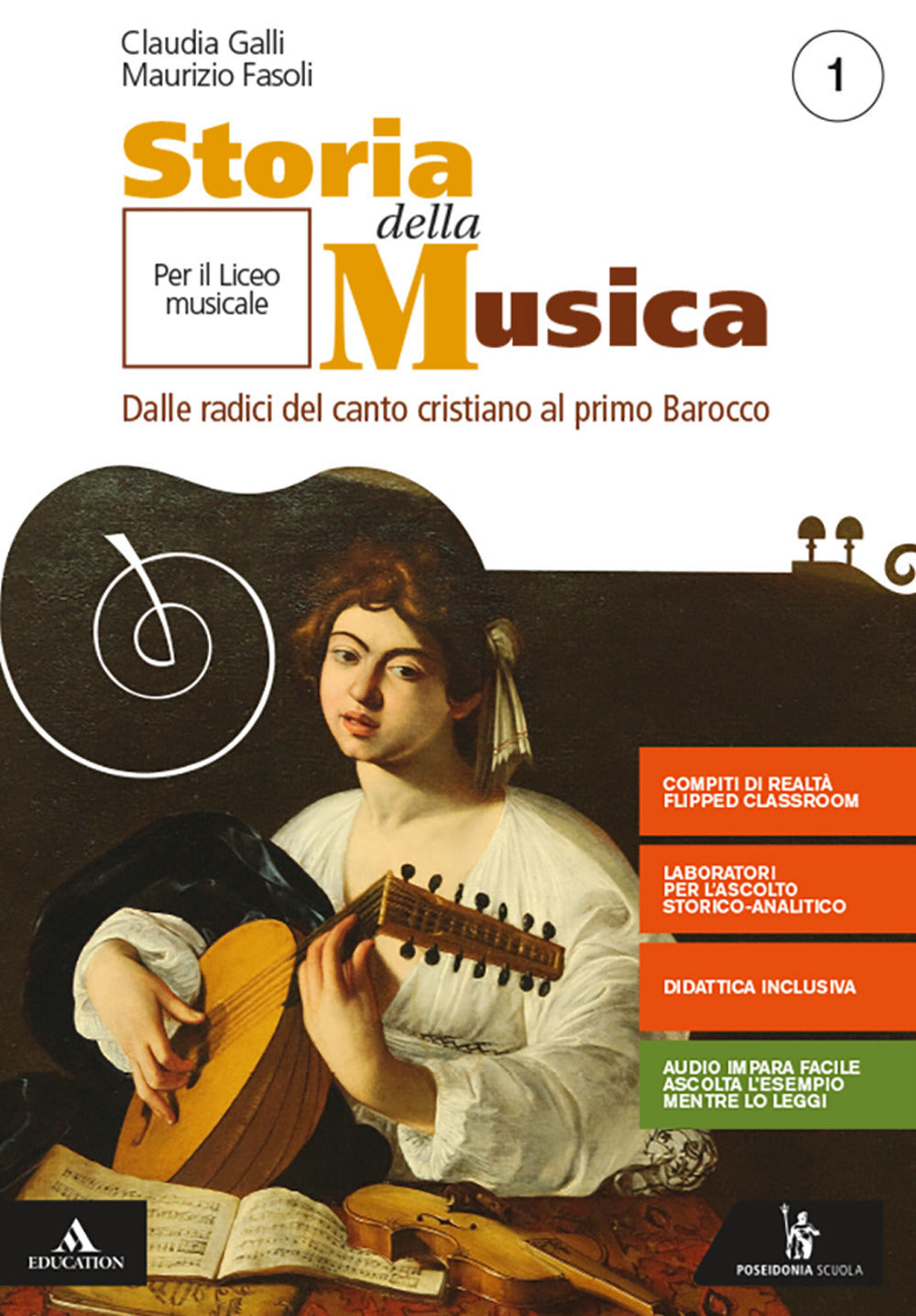 Copertina del libro STORIA DELLA MUSICA 1 ED. MISTA Immagine principale del prodotto