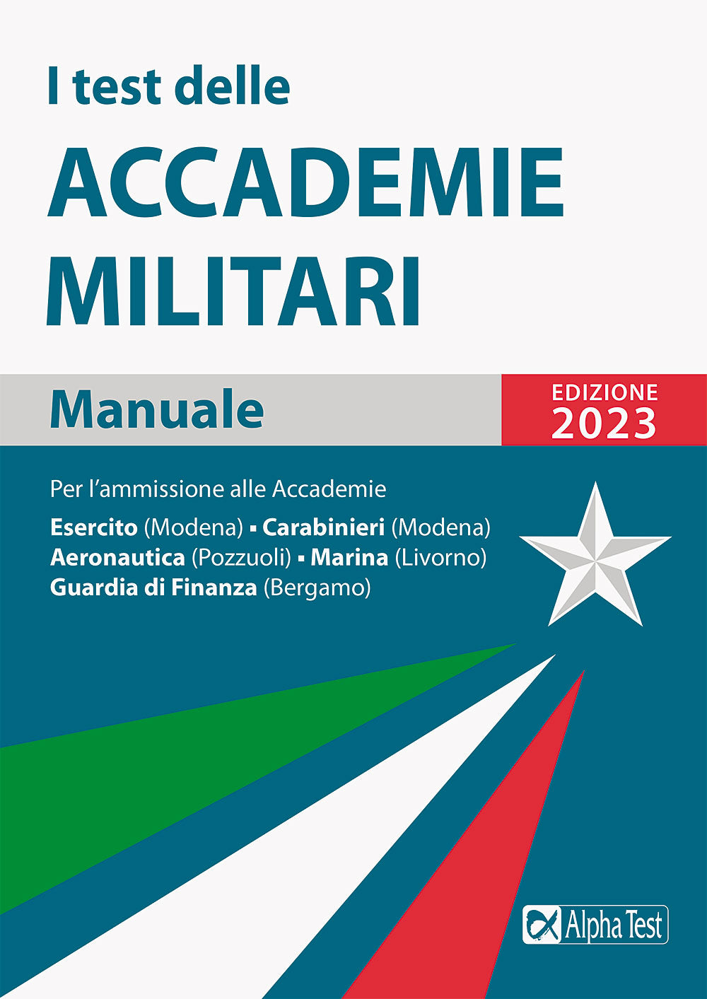 Copertina del libro TEST ACCADEMIE MILIT. MANUALE