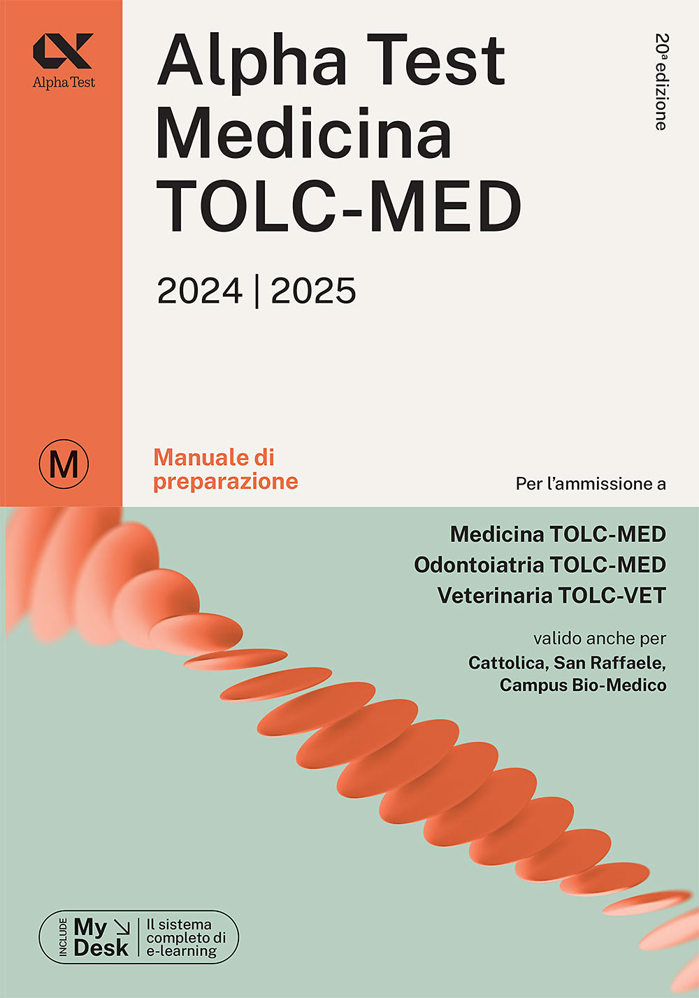 Copertina del libro MEDICINA TOLC-MED. MANUALE