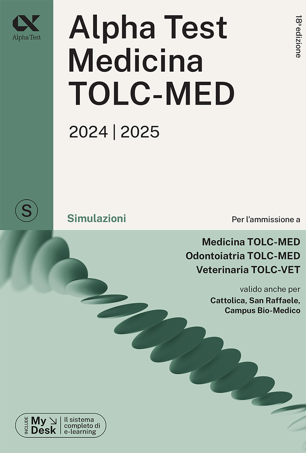 Copertina del libro MEDICINA TOLC-MED. SIMULAZIONI