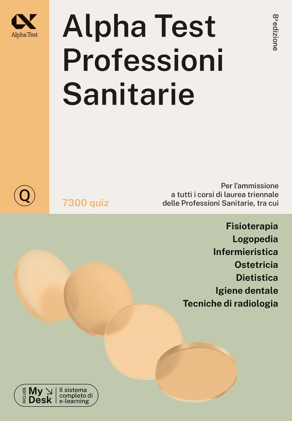 Copertina del libro PROF. SANITARIE 7300 QUIZ