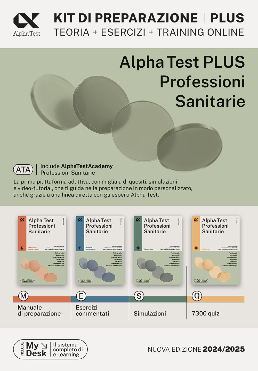 Copertina del libro PROFESSIONI SANITARIE KIT PLUS