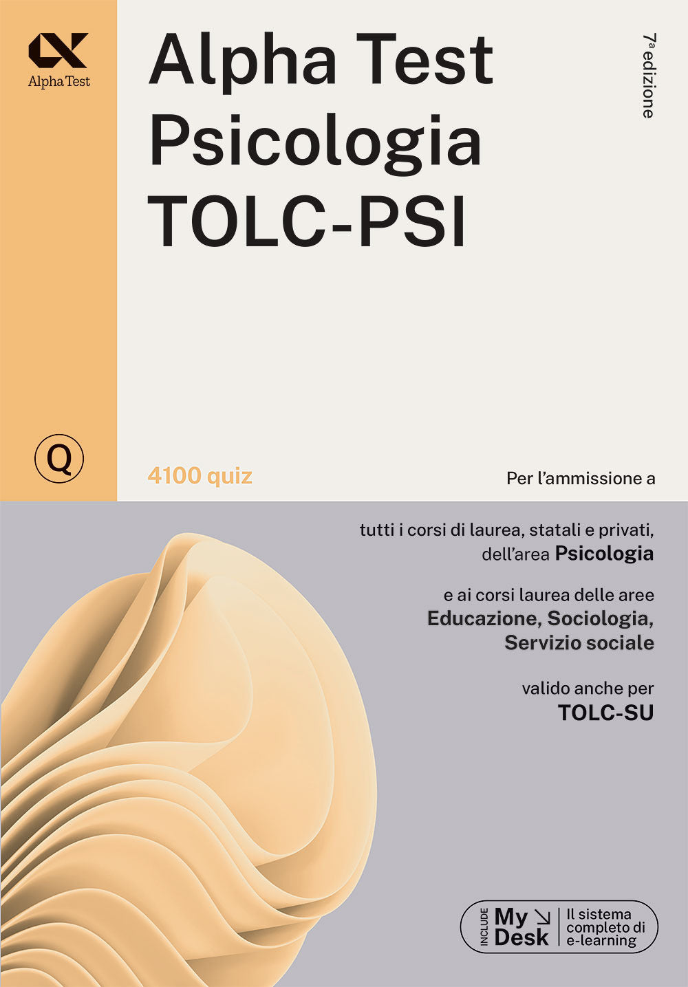 Copertina del libro PSICOLOGIA 4100 QUIZ