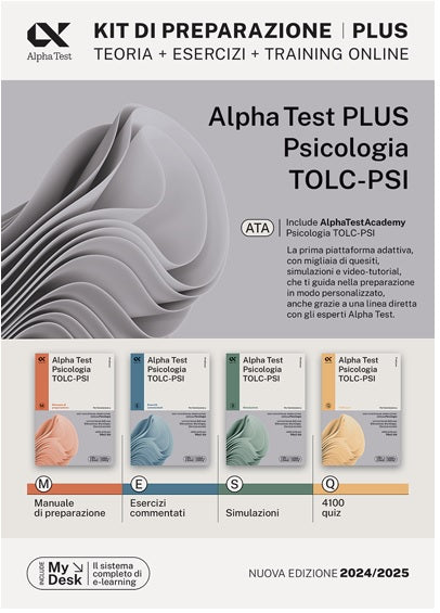 Copertina del libro PSICOLOGIA KIT PLUS 4 LIBRI