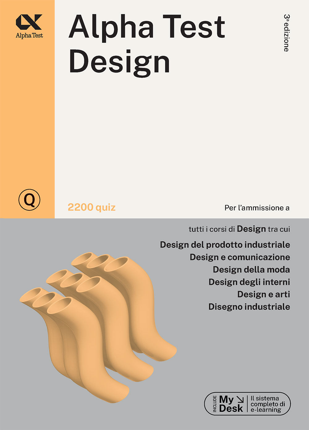 Copertina del libro ALPHA TEST DESIGN - 2200 QUIZ