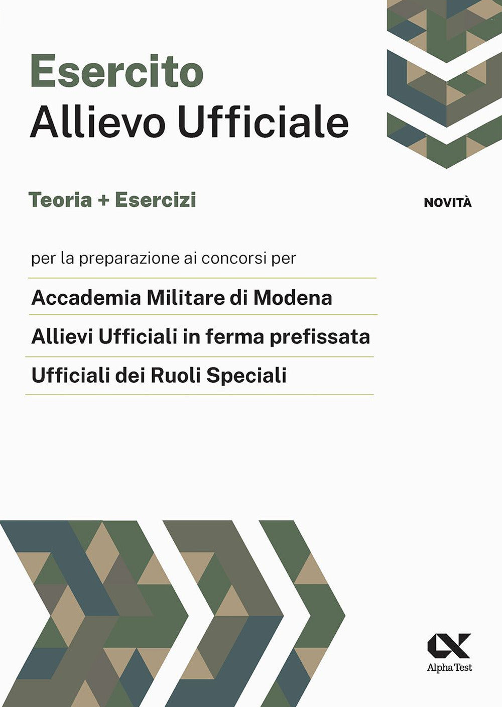Copertina del libro ESERCITO. ALLIEVO UFFICIALE