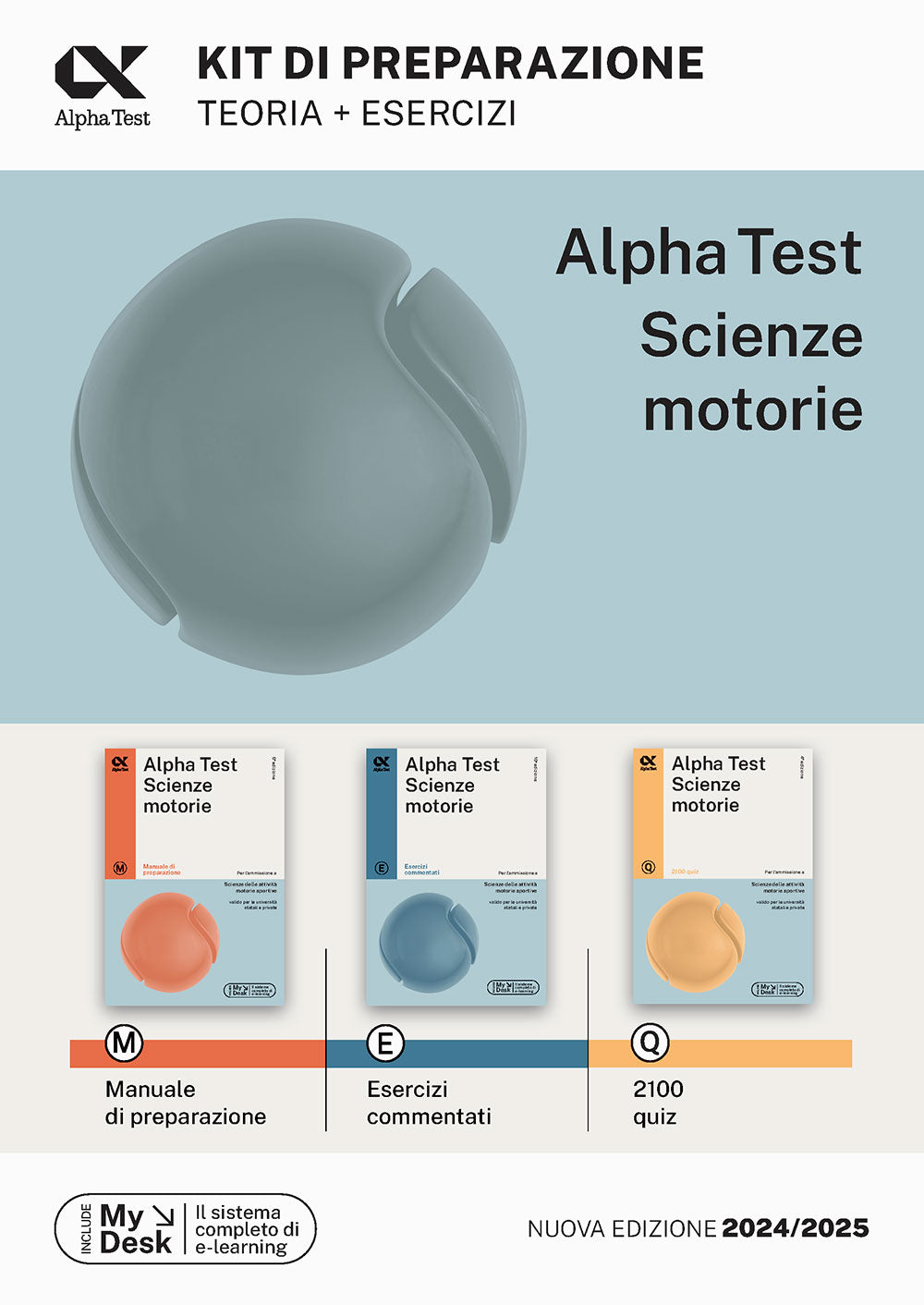 Copertina del libro SCIENZE MOTORIE. KIT DI PREP.
