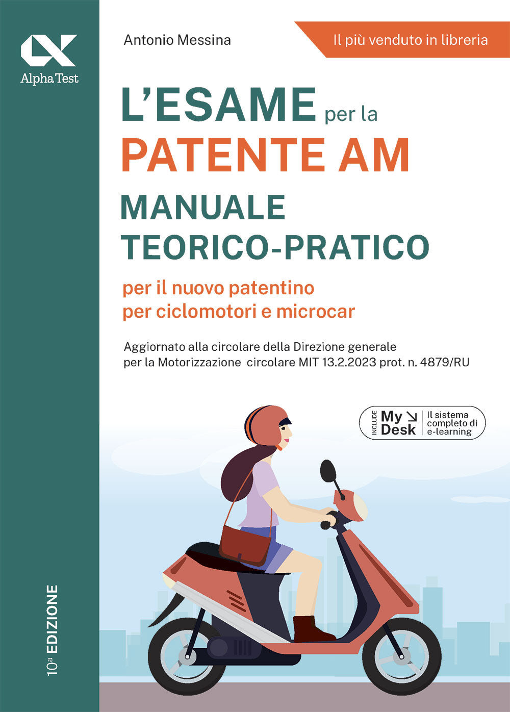 Copertina del libro ESAME PER LA PATENTE AM. MAN.