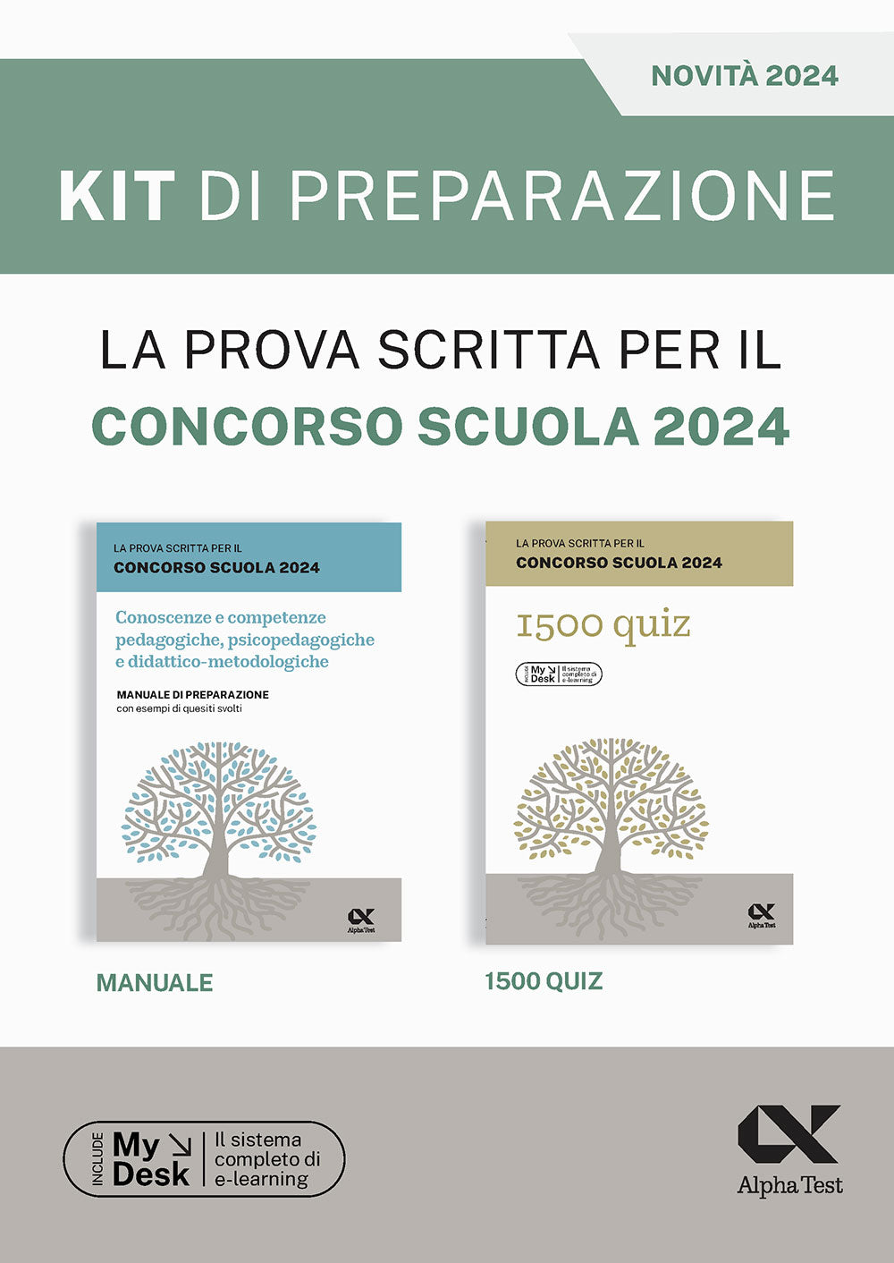 Copertina del libro CONCORSO SCUOLA 2024 - KIT