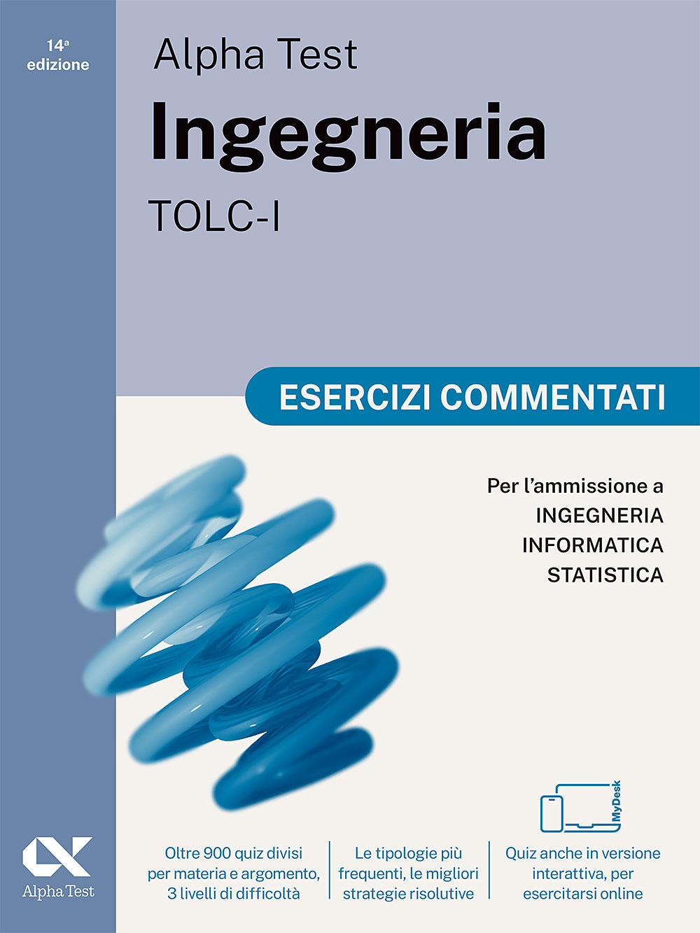Copertina del libro ALPHA TEST INGEGNERIA TOLC-I - ESERCIZI