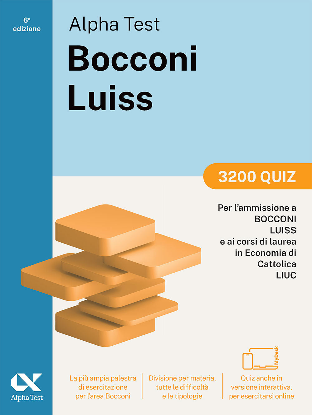 Copertina del libro BOCCONI E LUISS - 3200 QUIZ