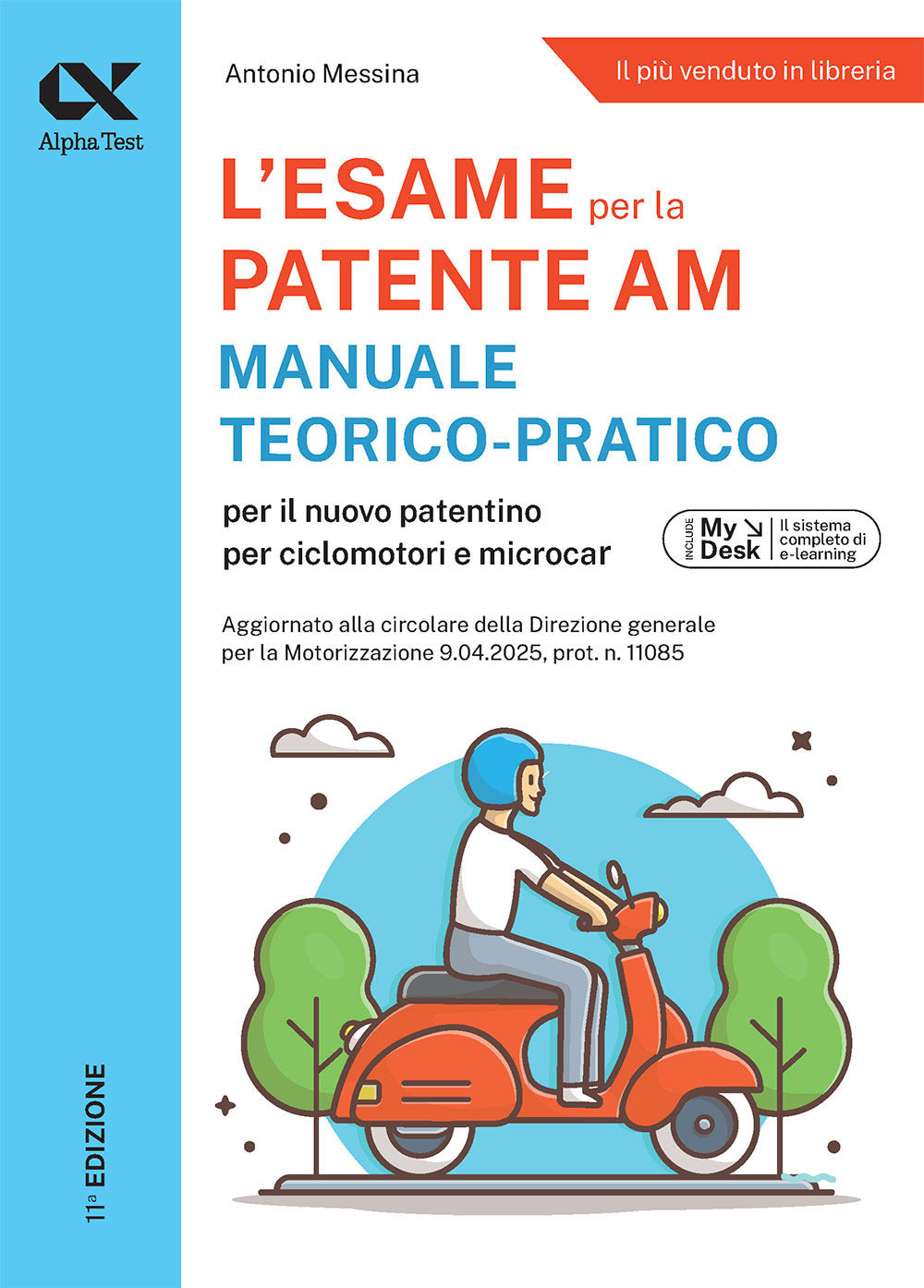 Copertina del libro L'ESAME PER LA PATENTE AM MAN.
