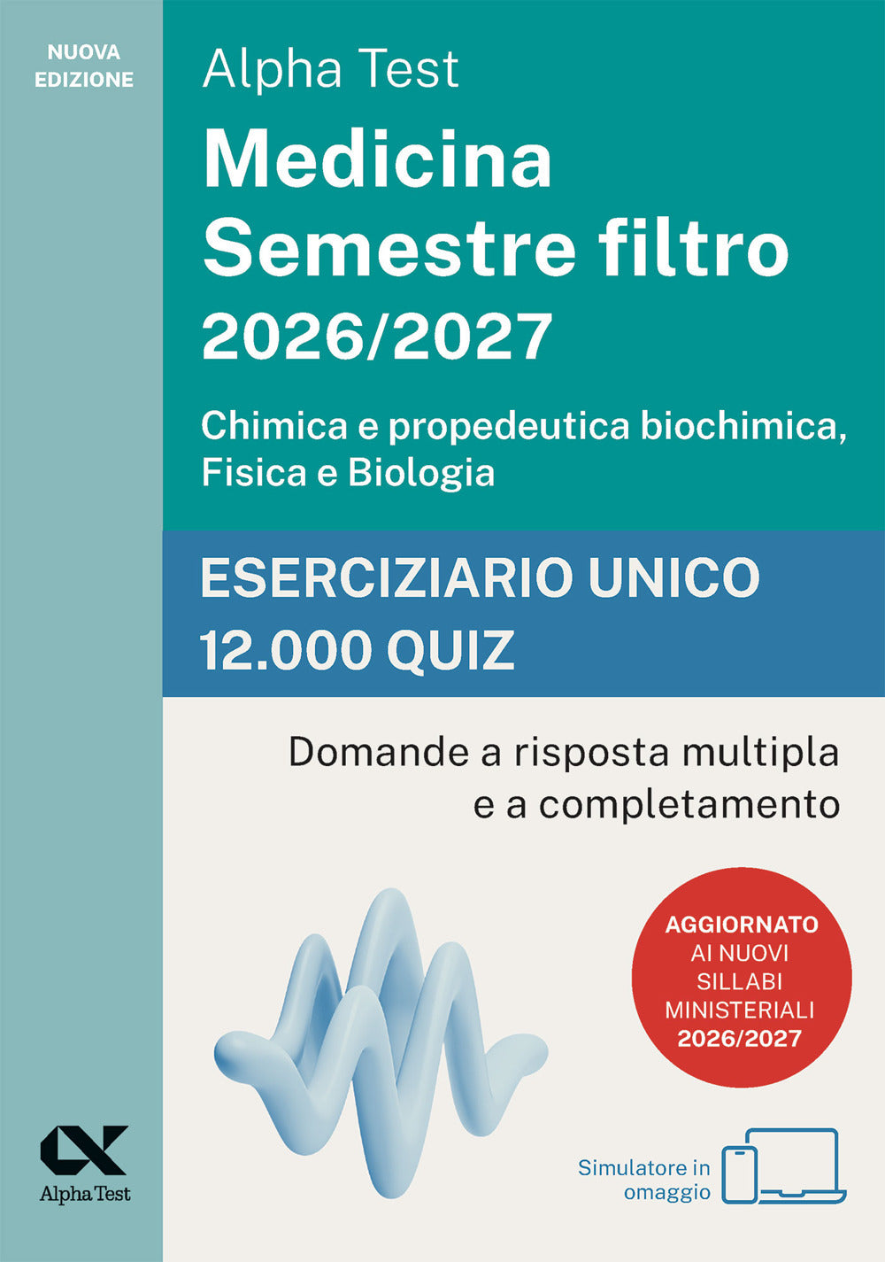 Copertina del libro MEDICINA SEM.FILTRO 26/27 QUIZ