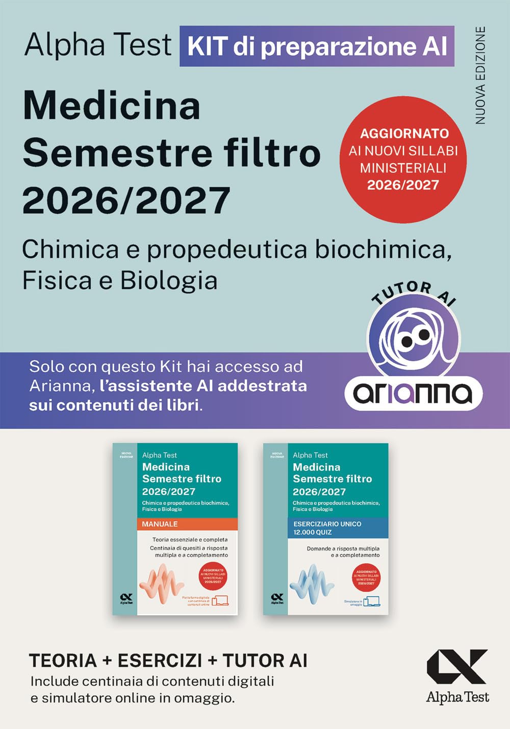 Copertina del libro MEDICINA SEM. FILTRO 26/27 KIT