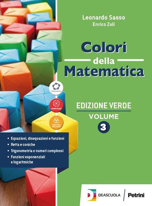 Copertina del libro COLORI DELLA MATEMATICA ED. VERDE 5 ED. Immagine principale del prodotto