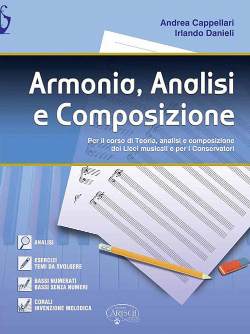 Copertina del libro ARMONIA ANALISI E COMPOSIZIONE