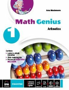 Copertina del libro MATH GENIUS ED. TEMATICA 1 ED. MISTA Immagine principale del prodotto