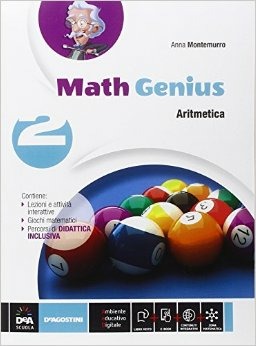 Copertina del libro MATH GENIUS ED. TEMATICA 2 ED. MISTA