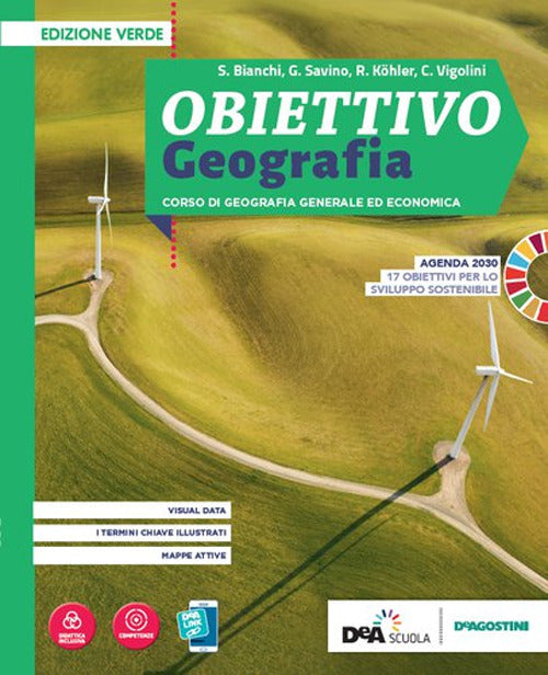 Copertina del libro OBIETTIVO GEOGRAFIA ED. VERDE ED. MISTA Immagine principale del prodotto